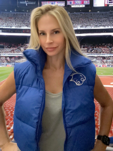 Cropped Puffer Bobcat Vest (Various Colors)