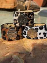 Load image into Gallery viewer, Leopard Sports Cuffs (Baseball/Softball/Soccer/Football)