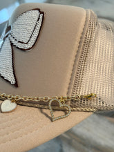 Load image into Gallery viewer, Football &amp; Sequin Bow Hat