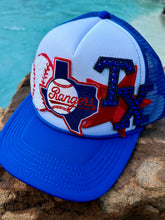 Load image into Gallery viewer, Texas Rangers Baseball Patch Trucker Caps