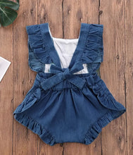 Load image into Gallery viewer, Baseball &amp; Softball Game Day Ruffled Romper