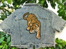 Load image into Gallery viewer, Pick Your Patch Black Denim Vest