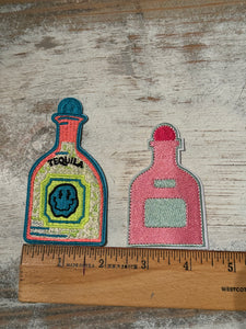 Tequila Iron On Patches