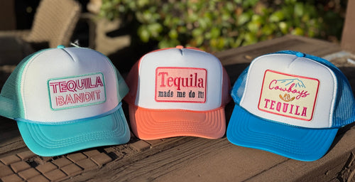 Tequila Themed Trucker Hats