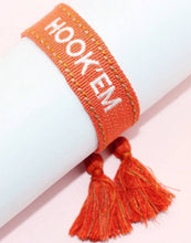 Load image into Gallery viewer, Game Day Embroidered Tassel Bracelets