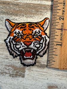 Lions, Tigers & Other Cats Mascot Iron On Patches