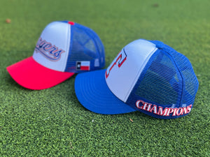 Texas Rangers Baseball Patch Trucker Caps