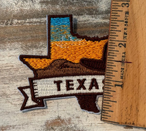 Texas Themed Iron On Patches