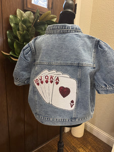Poker Patch Denim Jacket