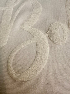 White on White Puff Bobcat Hoodie