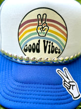 Load image into Gallery viewer, Good Vibes Trucker Hat