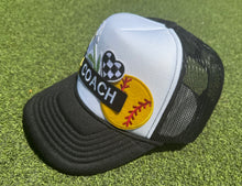 Load image into Gallery viewer, Softball Coach Trucker Cap