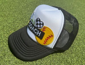Softball Coach Trucker Cap