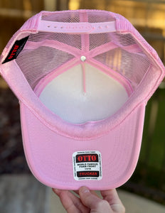 Pink Tennis Trucker Hat