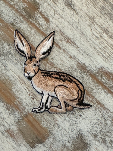 Jackrabbit Iron On Patch