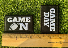 Load image into Gallery viewer, Black &amp; White Game Day Iron On Patches