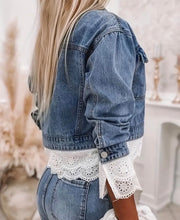 Load image into Gallery viewer, Laced Denim Jacket