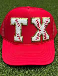 Texas Rangers Baseball Patch Trucker Caps