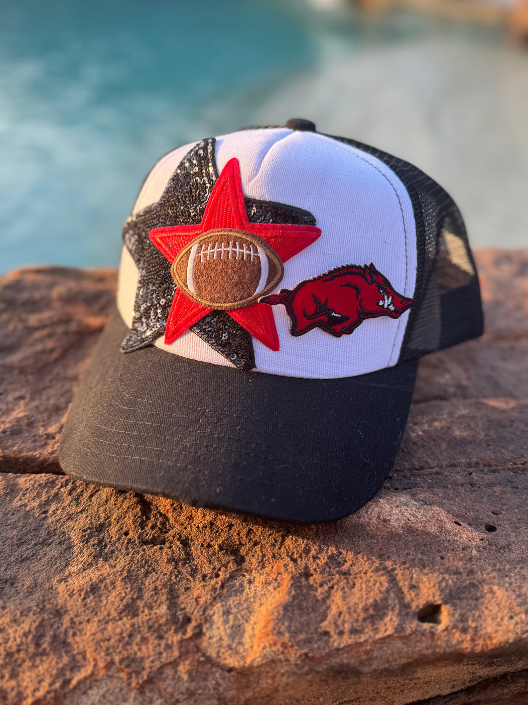 Razorback Football Trucker Cap