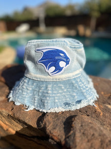 Denim Bobcat Bucket Hat