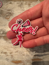 Load image into Gallery viewer, Pink Cheer Themed Iron On Patches