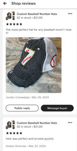 Load image into Gallery viewer, Custom Number Baseball Hats
