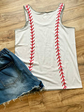 Load image into Gallery viewer, Baseball Time Tank Tops