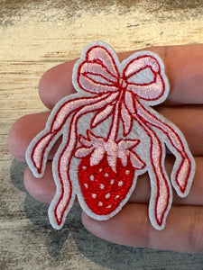 Strawberry Iron On Patches (Various Options)