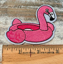 Load image into Gallery viewer, Pink Flamingo Iron On Patches