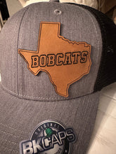 Load image into Gallery viewer, State of Texas Bobcats Leather Trucker Hat (Various Colors)