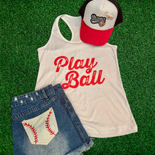 Load image into Gallery viewer, Play Ball Tank Top