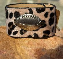 Load image into Gallery viewer, Leopard Sports Cuffs (Baseball/Softball/Soccer/Football)