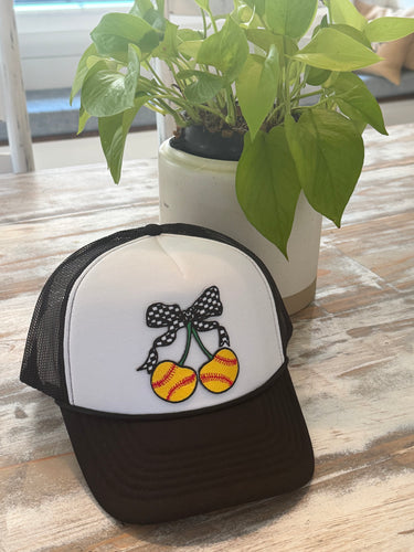 Baseball & Softball Cherry Trucker Hat