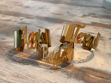 Load image into Gallery viewer, Gold Game Day Cuff Bracelets