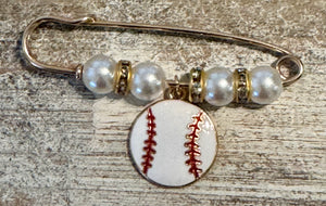 Baseball Charm Pins