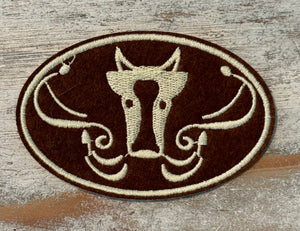 Cows, Bulls & Steer Iron On Patches