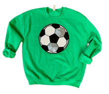 Load image into Gallery viewer, Sequin Soccer Sweatshirt (Various Colors)