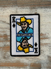 Load image into Gallery viewer, King George &amp; Queen Cowgirl Playing Card Iron On Patch