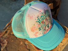 Load image into Gallery viewer, Glitter Coastal Cowgirl Trucker Hat
