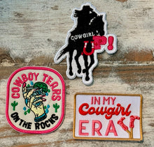 Load image into Gallery viewer, Cowgirl Iron On Patches