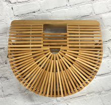 Load image into Gallery viewer, Bamboo Clutch Crossbody Purse