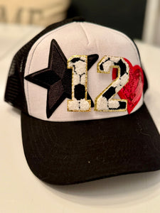 Soccer Number Patch Trucker Hats