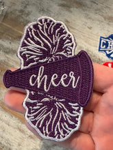 Load image into Gallery viewer, Cheer Pom Pom Iron On Patches