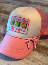 Load image into Gallery viewer, Dill With It Pickle Trucker Hat