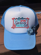 Load image into Gallery viewer, She Loves Jesus and America Too Hat