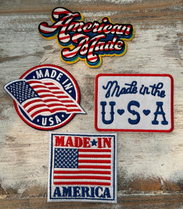 American Iron On Patches