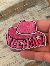 Load image into Gallery viewer, Yee Haw Iron On Patches (Various Color Options)