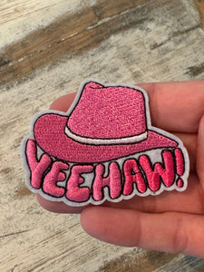 Yee Haw Iron On Patches (Various Color Options)