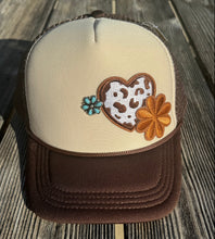 Load image into Gallery viewer, Turquoise Flower Hat