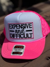 Load image into Gallery viewer, YOUTH Expensive and Difficult Trucker Hat
